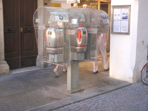 The only Public Telephone System that we saw on our entire tour.